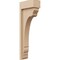 Ekena Millwork 3"W x 6"D x 18"H Thin Warren Rough Cedar Woodgrain TimberThane Corbel, Primed Tan CORUR03X06X18WARRCPR - alternate 1